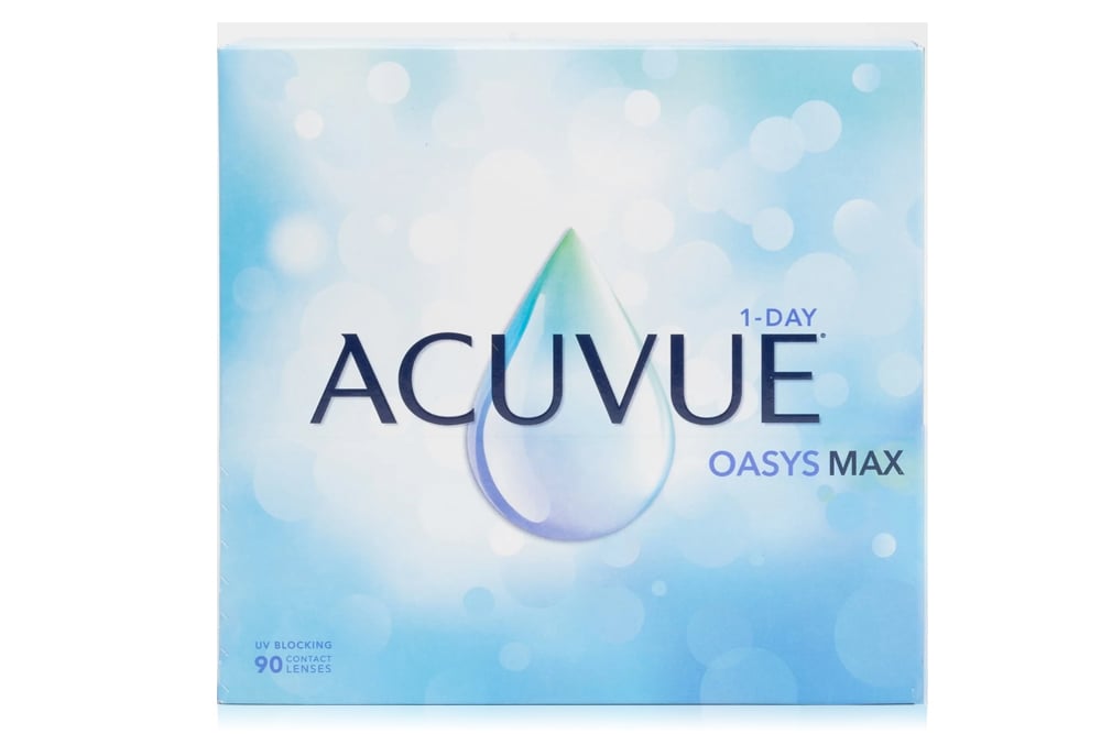 ACUVUE® OASYS MAX 1-Day: 8.5 base curve - 1 Year Supply