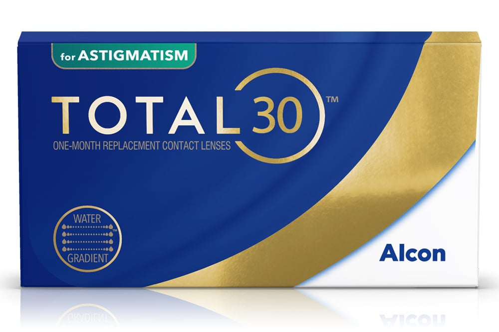 ALCON TOTAL30™ for ASTIGMATISM (monthly) : 8.6 base curve