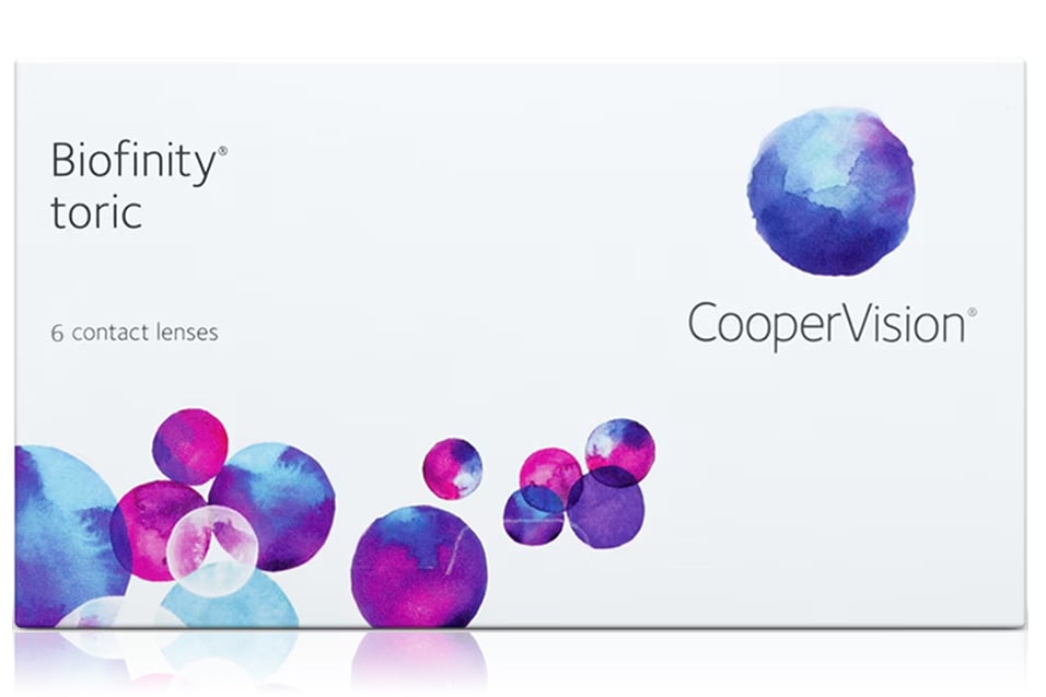 Biofinity for ASTIGMATISM (monthly) : 8.7 base curve