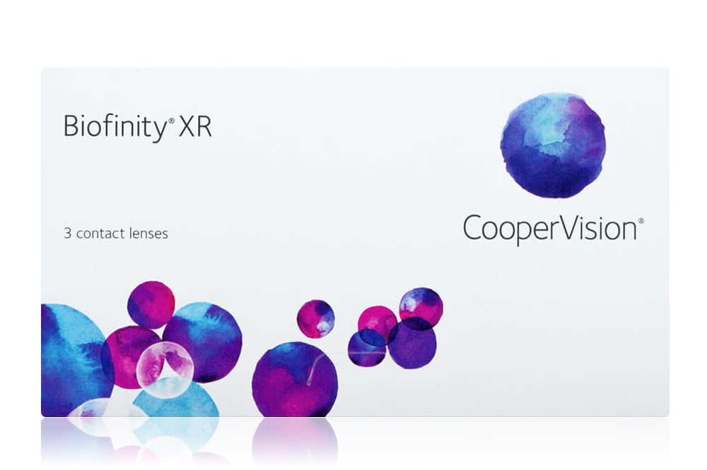 Biofinity XR (monthly): 8.6 base curve - 1 Year Supply