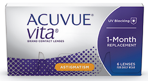 ACUVUE® VITA with HydraMax™ for ASTIGMATISM (monthly) : 8.6 base curve