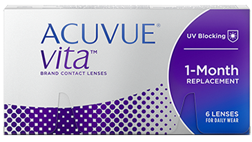 ACUVUE® VITA with HydraMax™ (monthly): 8.4 base curve - 1 Year Supply