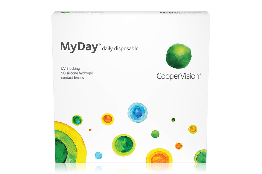 MyDay Dailies: 8.4 base curve - 3 Month Supply